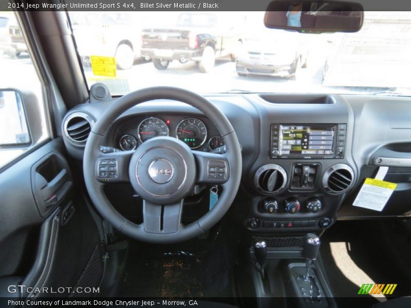 Billet Silver Metallic / Black 2014 Jeep Wrangler Unlimited Sport S 4x4
