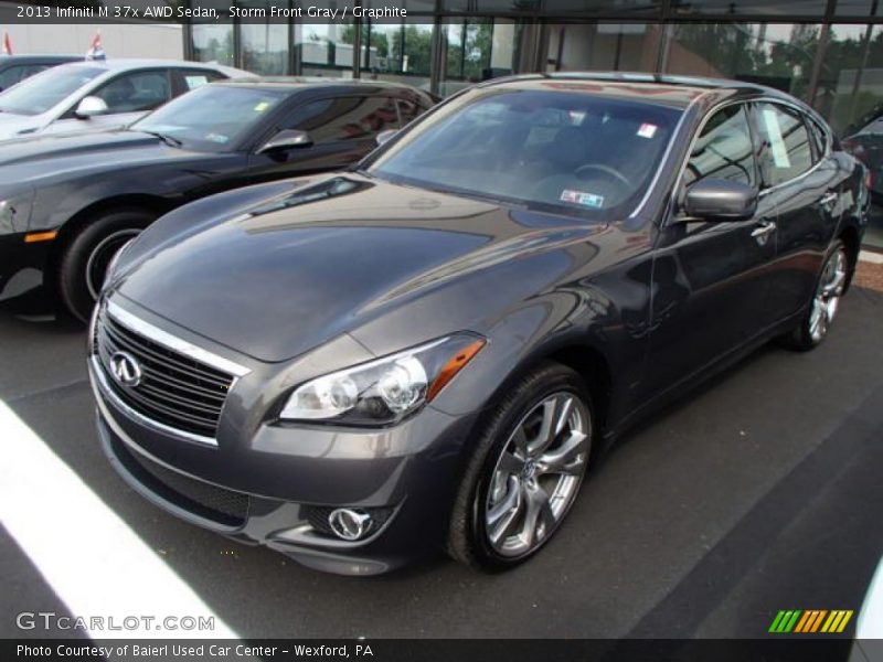 Front 3/4 View of 2013 M 37x AWD Sedan