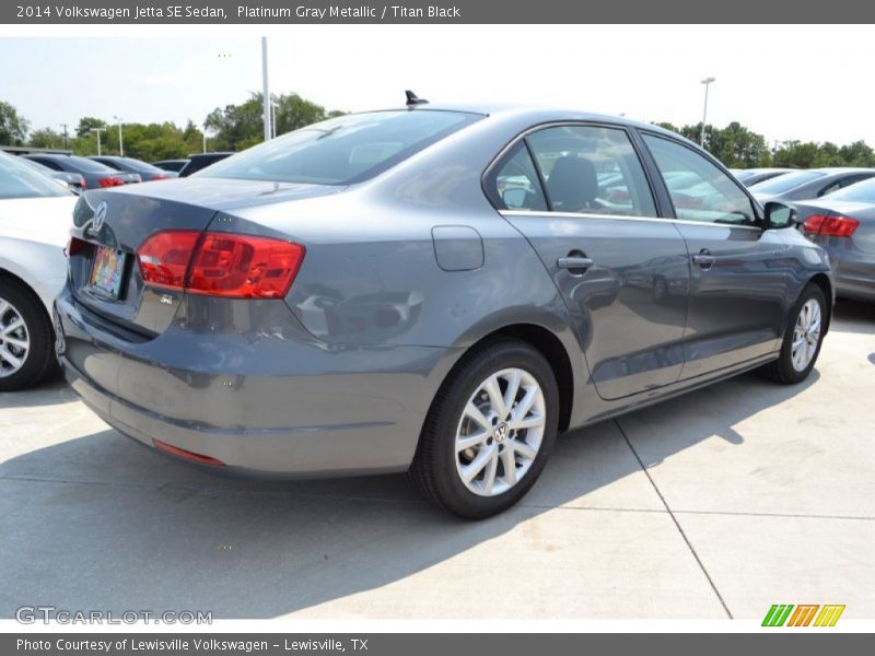 Platinum Gray Metallic / Titan Black 2014 Volkswagen Jetta SE Sedan