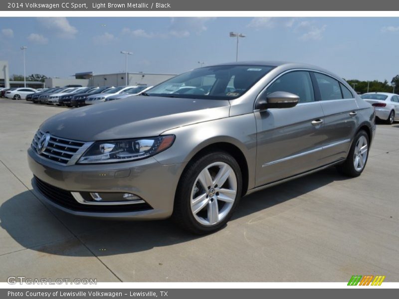 Light Brown Metallic / Black 2014 Volkswagen CC Sport