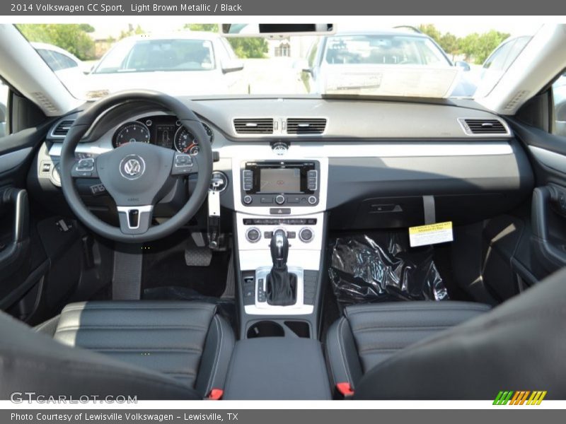 Light Brown Metallic / Black 2014 Volkswagen CC Sport
