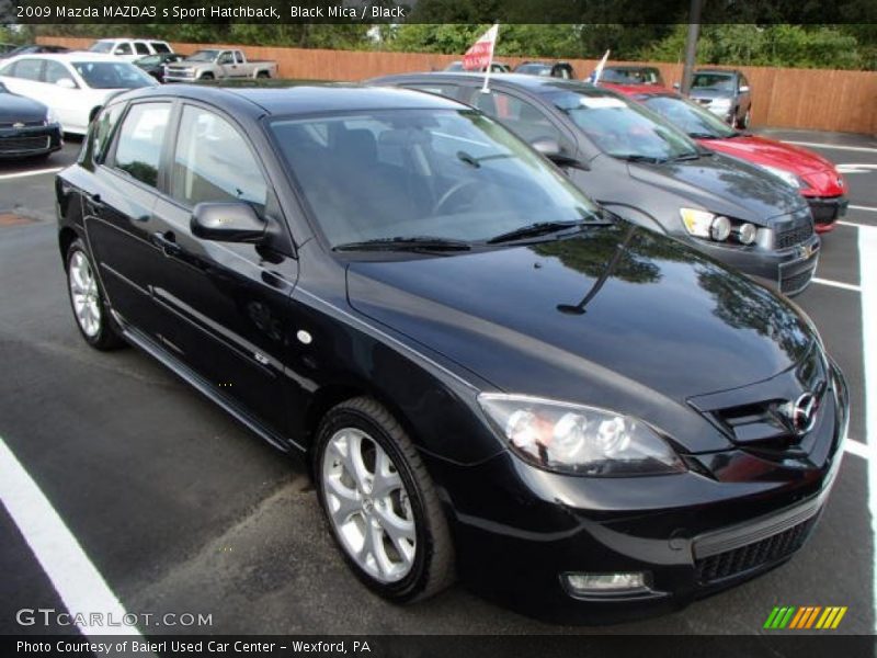 Black Mica / Black 2009 Mazda MAZDA3 s Sport Hatchback
