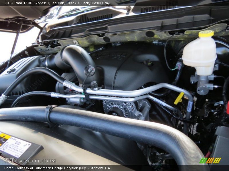 Black / Black/Diesel Gray 2014 Ram 1500 Express Quad Cab
