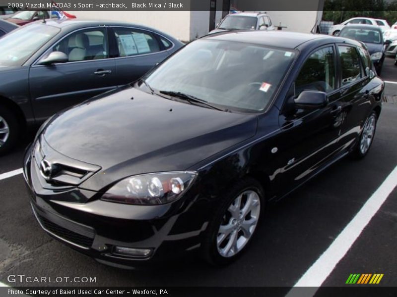 Black Mica / Black 2009 Mazda MAZDA3 s Sport Hatchback