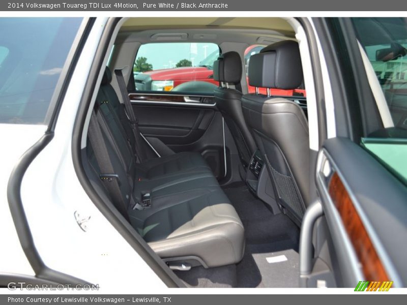 Rear Seat of 2014 Touareg TDI Lux 4Motion