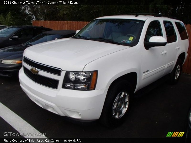Summit White / Ebony 2011 Chevrolet Tahoe LT 4x4