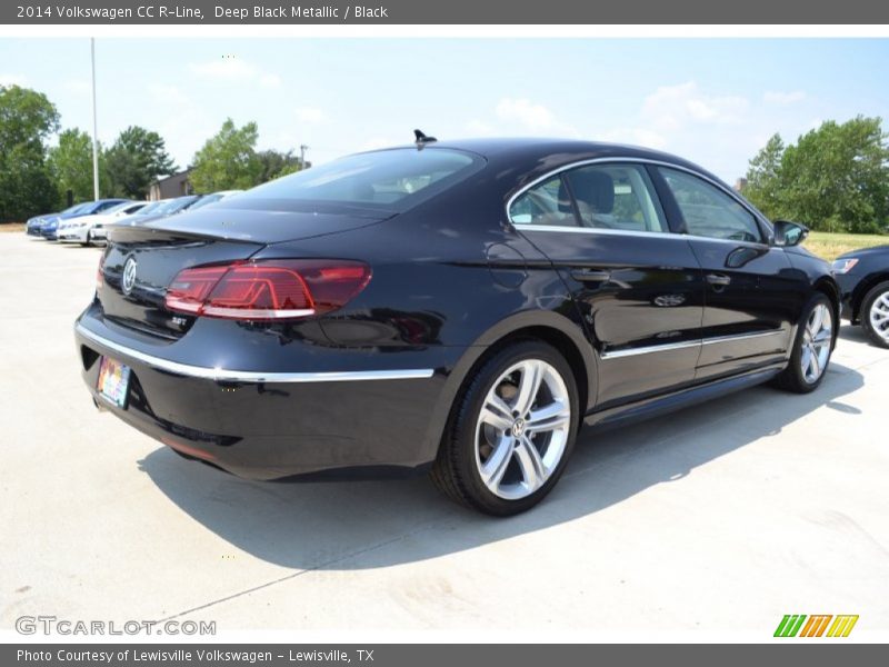Deep Black Metallic / Black 2014 Volkswagen CC R-Line