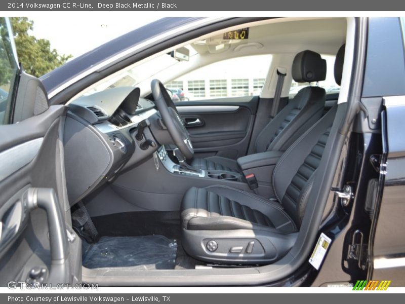 Deep Black Metallic / Black 2014 Volkswagen CC R-Line