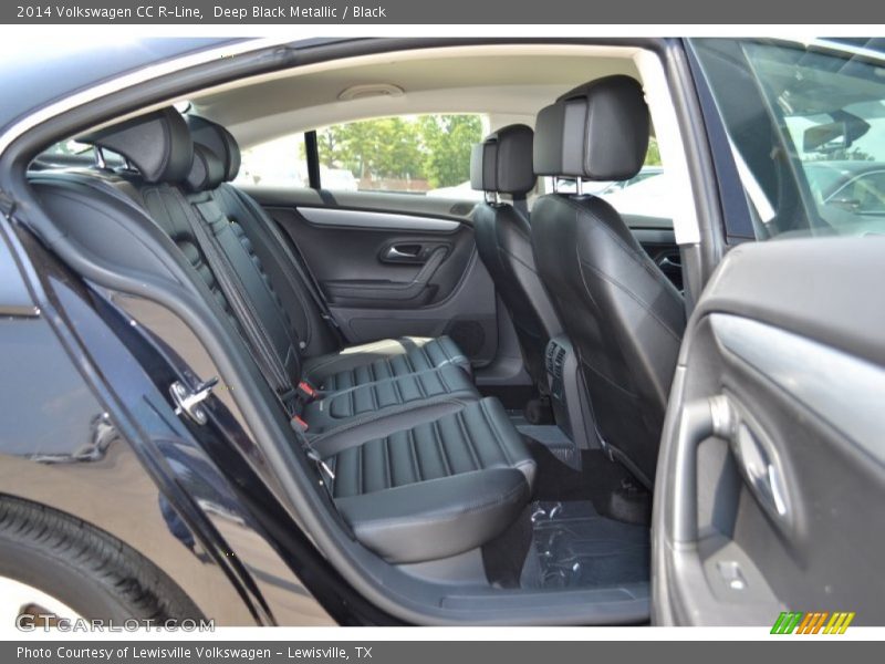 Deep Black Metallic / Black 2014 Volkswagen CC R-Line