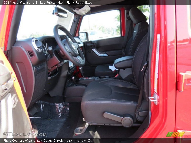 Flame Red / Black 2014 Jeep Wrangler Unlimited Rubicon 4x4