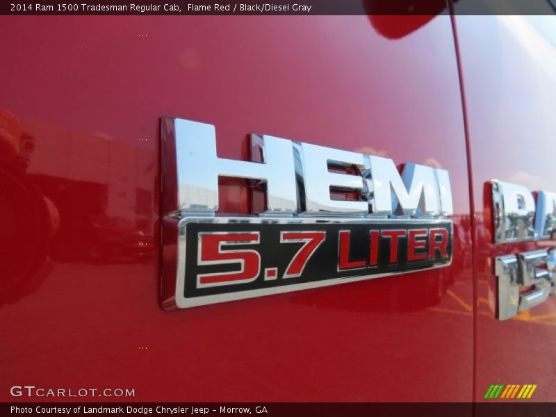 Flame Red / Black/Diesel Gray 2014 Ram 1500 Tradesman Regular Cab