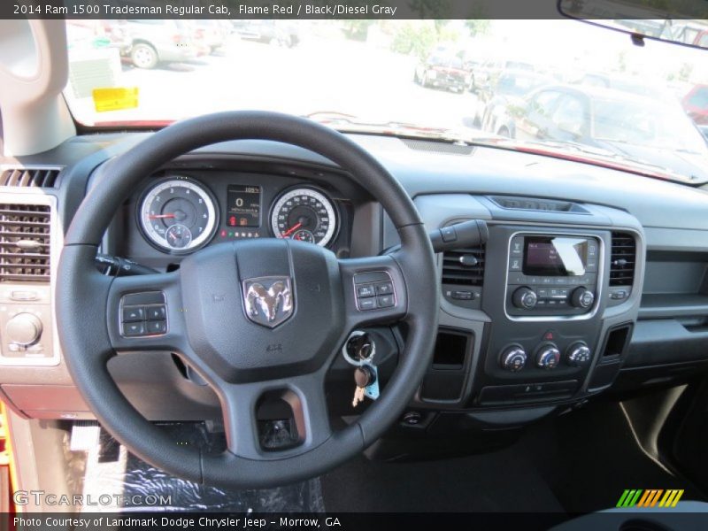 Dashboard of 2014 1500 Tradesman Regular Cab