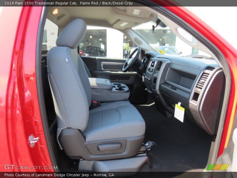 Flame Red / Black/Diesel Gray 2014 Ram 1500 Tradesman Regular Cab