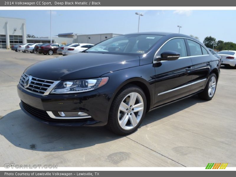 Deep Black Metallic / Black 2014 Volkswagen CC Sport