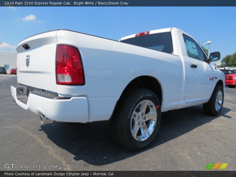 Bright White / Black/Diesel Gray 2014 Ram 1500 Express Regular Cab
