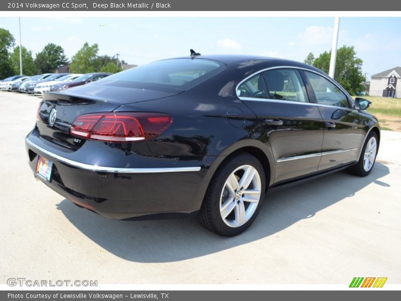 Deep Black Metallic / Black 2014 Volkswagen CC Sport