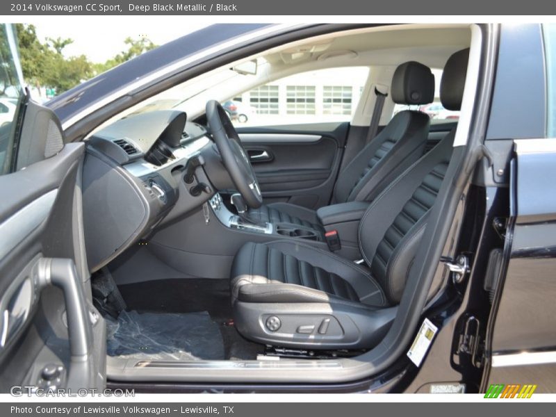 Deep Black Metallic / Black 2014 Volkswagen CC Sport