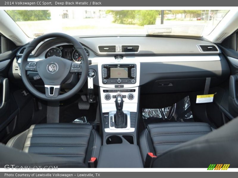 Deep Black Metallic / Black 2014 Volkswagen CC Sport