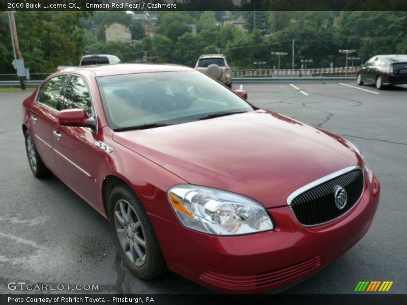 Crimson Red Pearl / Cashmere 2006 Buick Lucerne CXL