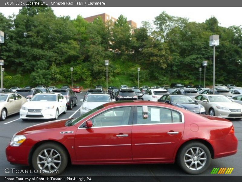 Crimson Red Pearl / Cashmere 2006 Buick Lucerne CXL