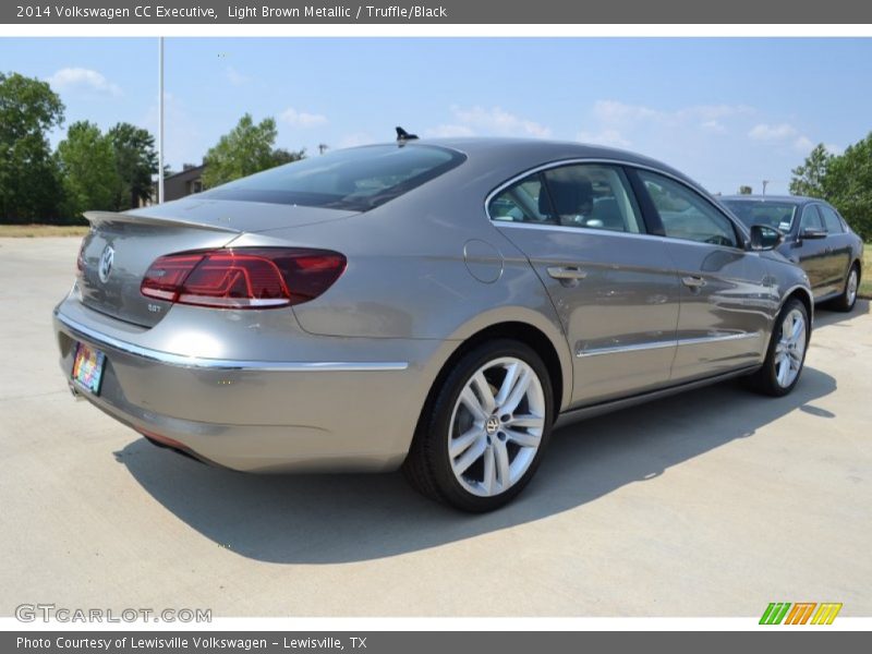 Light Brown Metallic / Truffle/Black 2014 Volkswagen CC Executive