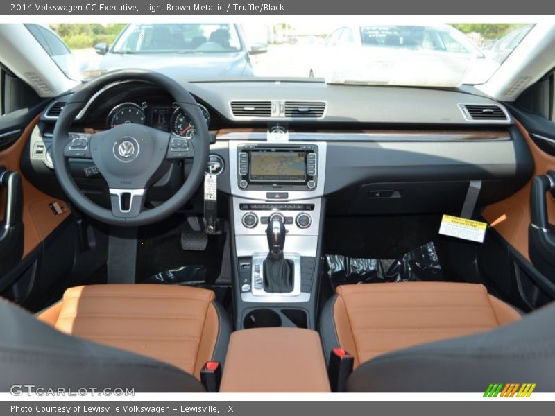 Light Brown Metallic / Truffle/Black 2014 Volkswagen CC Executive