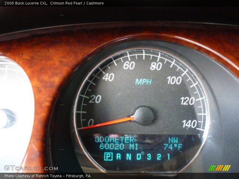 Crimson Red Pearl / Cashmere 2006 Buick Lucerne CXL