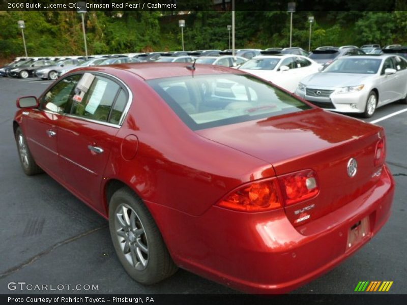 Crimson Red Pearl / Cashmere 2006 Buick Lucerne CXL
