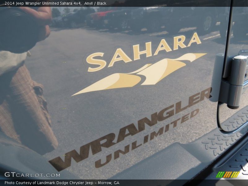 Anvil / Black 2014 Jeep Wrangler Unlimited Sahara 4x4