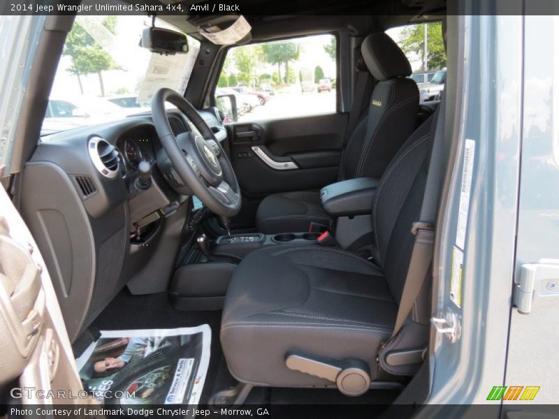 Anvil / Black 2014 Jeep Wrangler Unlimited Sahara 4x4