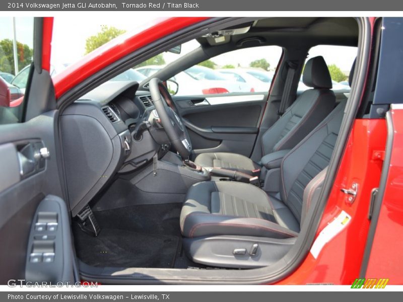 Tornado Red / Titan Black 2014 Volkswagen Jetta GLI Autobahn