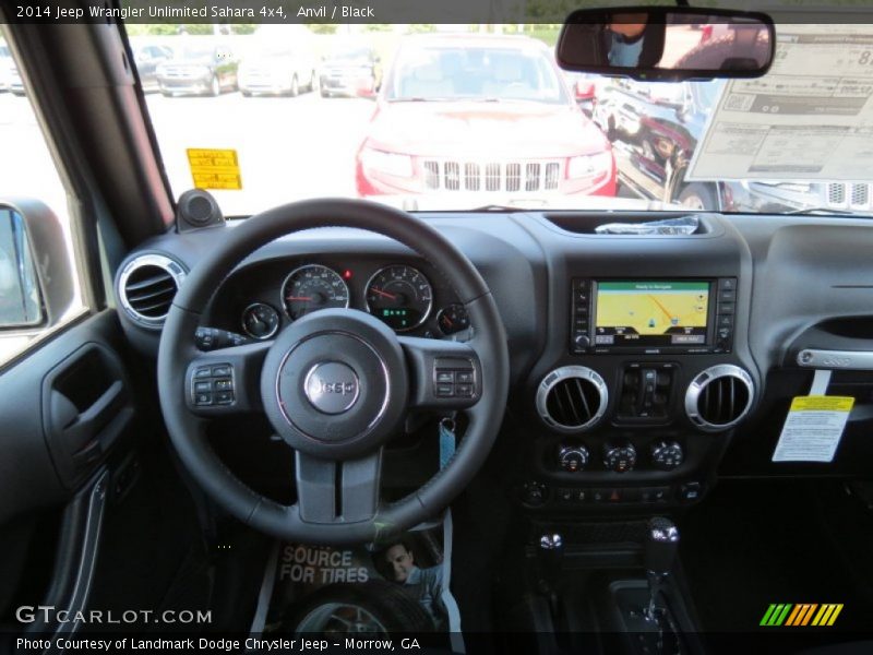 Anvil / Black 2014 Jeep Wrangler Unlimited Sahara 4x4