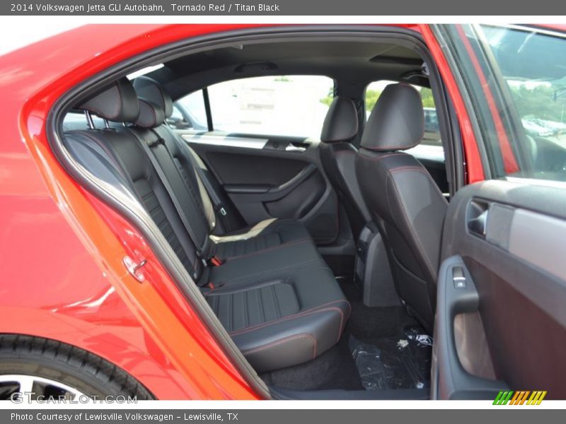 Tornado Red / Titan Black 2014 Volkswagen Jetta GLI Autobahn