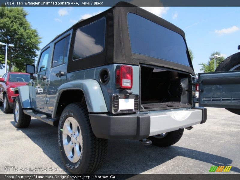 Anvil / Black 2014 Jeep Wrangler Unlimited Sahara 4x4