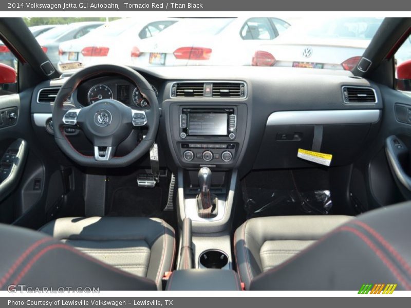 Tornado Red / Titan Black 2014 Volkswagen Jetta GLI Autobahn
