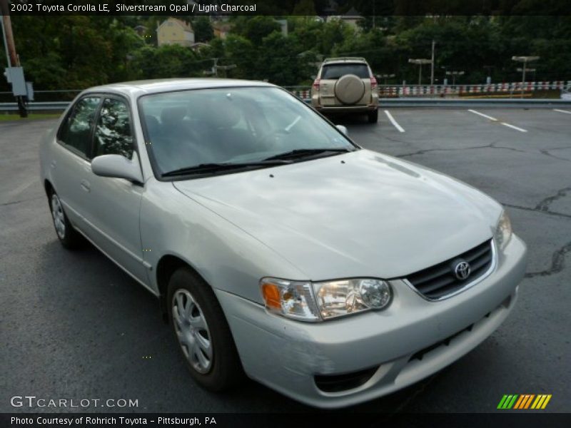 Silverstream Opal / Light Charcoal 2002 Toyota Corolla LE