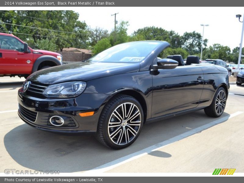 Black Pearl Metallic / Titan Black 2014 Volkswagen Eos Sport