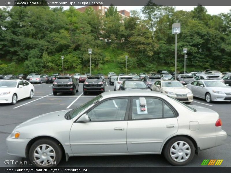 Silverstream Opal / Light Charcoal 2002 Toyota Corolla LE