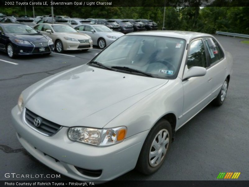 Silverstream Opal / Light Charcoal 2002 Toyota Corolla LE