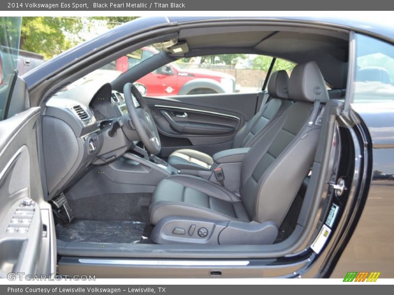 Black Pearl Metallic / Titan Black 2014 Volkswagen Eos Sport