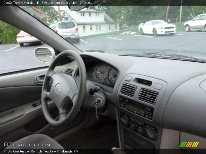 Silverstream Opal / Light Charcoal 2002 Toyota Corolla LE