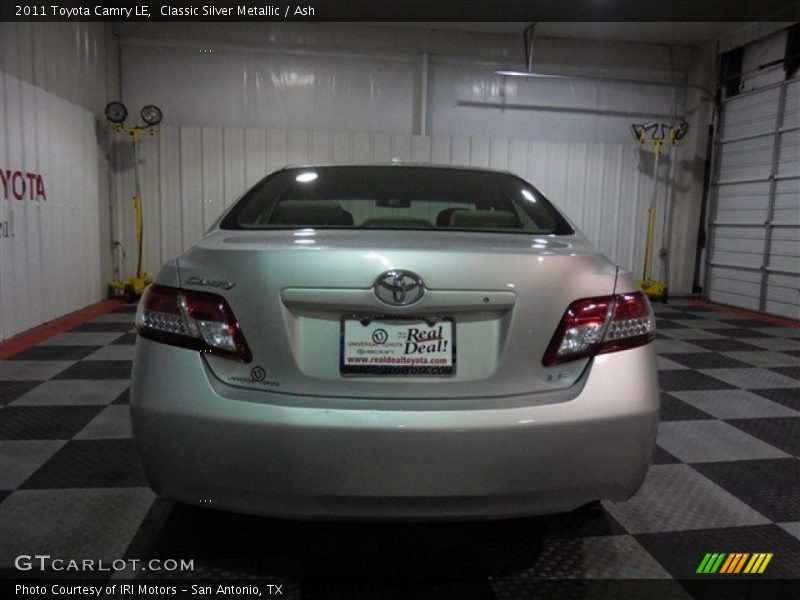 Classic Silver Metallic / Ash 2011 Toyota Camry LE