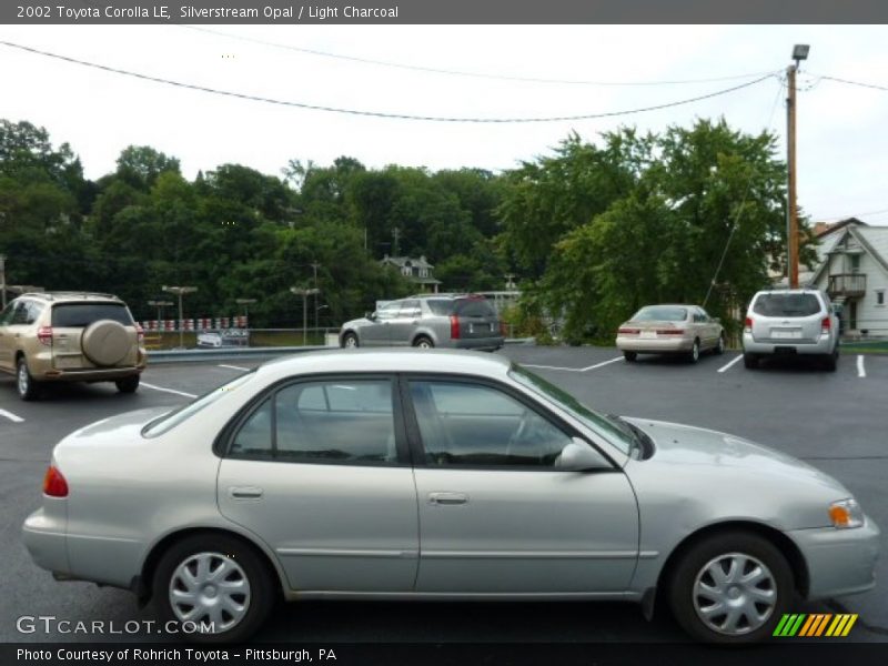 Silverstream Opal / Light Charcoal 2002 Toyota Corolla LE