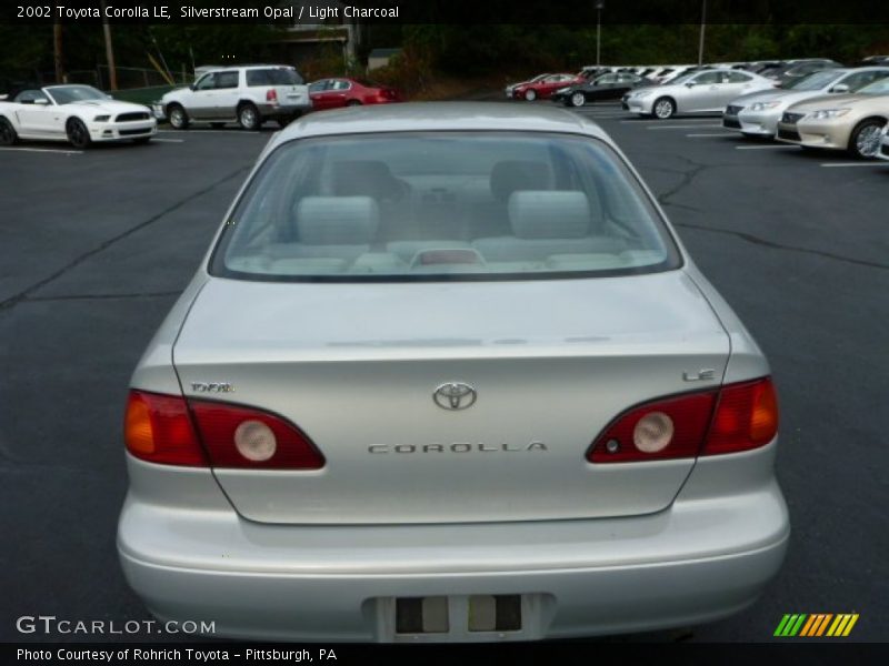 Silverstream Opal / Light Charcoal 2002 Toyota Corolla LE