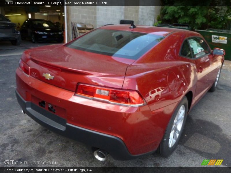 Red Rock Metallic / Black 2014 Chevrolet Camaro LT Coupe