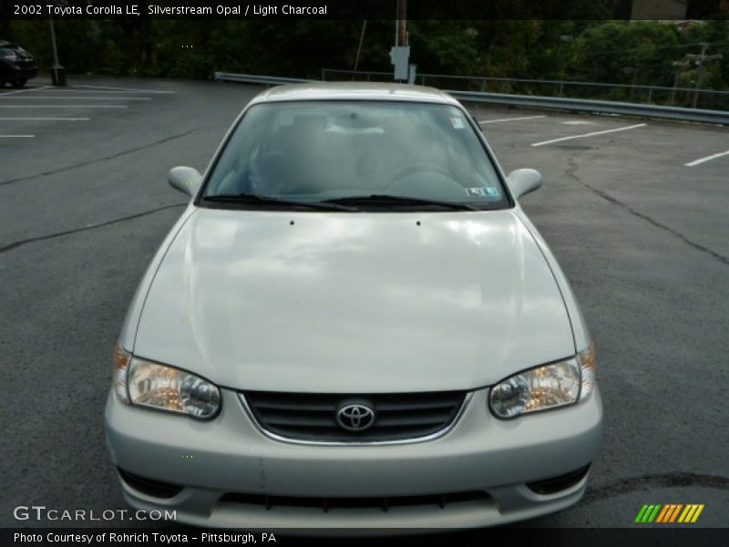 Silverstream Opal / Light Charcoal 2002 Toyota Corolla LE