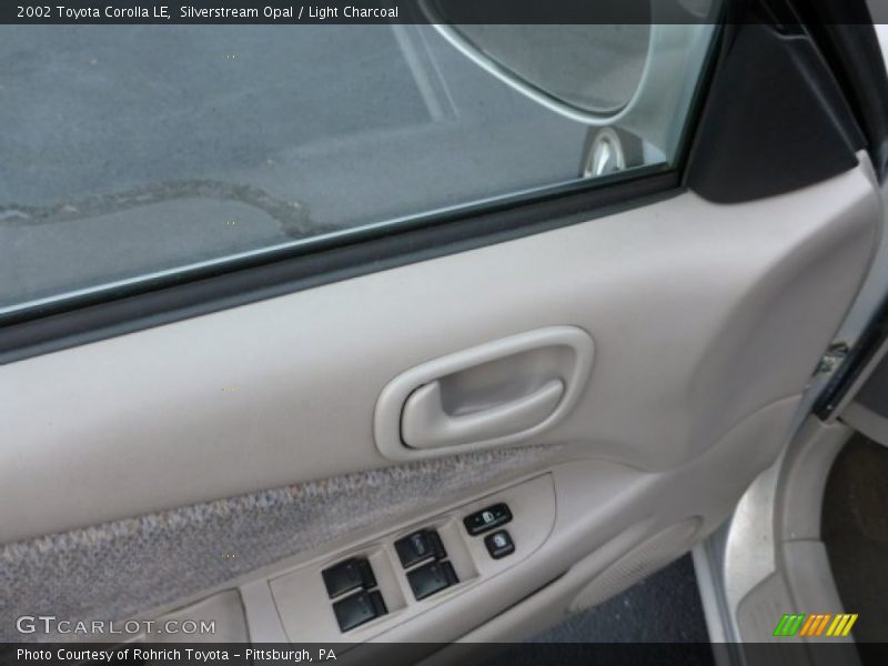 Silverstream Opal / Light Charcoal 2002 Toyota Corolla LE