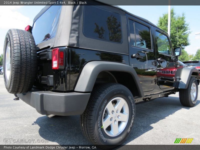 Black / Black 2014 Jeep Wrangler Unlimited Sport S 4x4