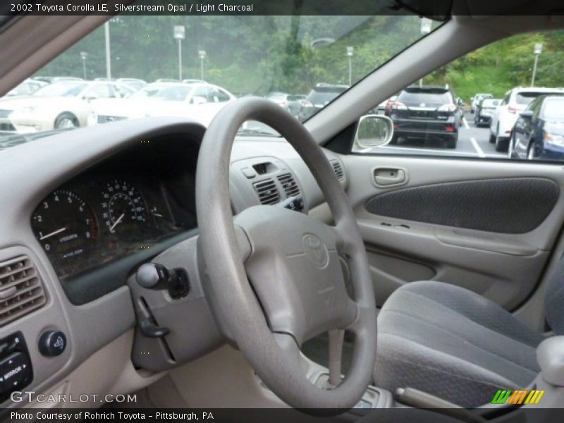 Silverstream Opal / Light Charcoal 2002 Toyota Corolla LE