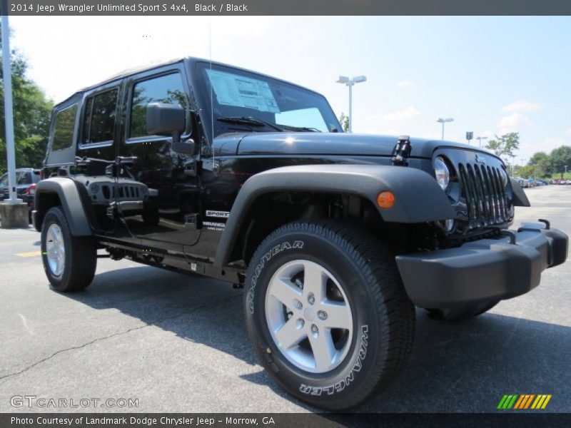 Front 3/4 View of 2014 Wrangler Unlimited Sport S 4x4